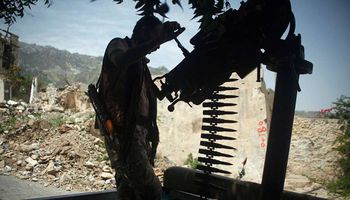 الجيش اليمني، تعز، 14 أغسطس 2018 (REUTERS )
