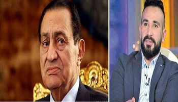 الرئيس الأسبق حسني مبارك والفنان أحمد سعد