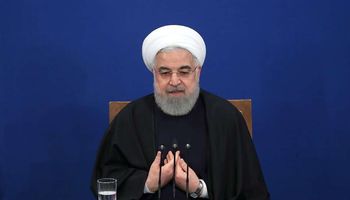 الرئيس الإيراني حسن روحاني (Reuters )