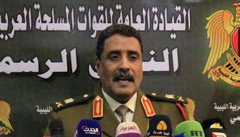 المتحدث الرسمي باسم الجيش الليبي اللواء أحمد المسماري (AFP )