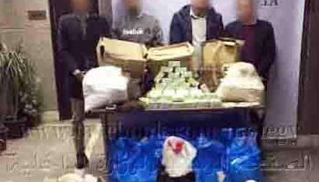 المتهمون والمضبوطات 