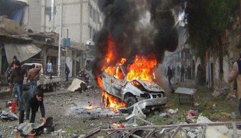  انفجار سيارة مفخخة في عفرين  