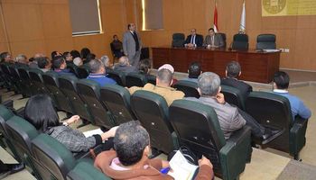 جانب من ورشة العمل ببني سويف 