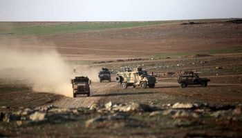 عربات عسكرية تركية شمال سوريا-أرشيفية (Reuters )