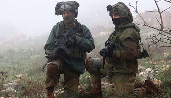 عناصر من الجيش الاسرائيلي، الحدود اللبنانية الاسرائيلية، 9 ديسمبر 2018 (REUTERS )