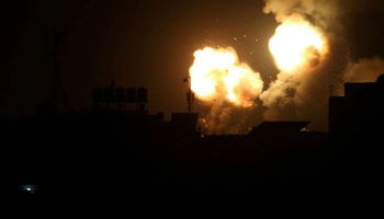 قصف غزة (REUTERS )