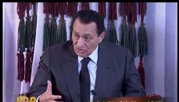 مبارك في اخر لقاء مع اهالي اسوان
