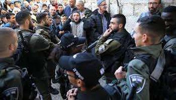 مواجهات بين الفلسطينيين وقوات الإحتلال  