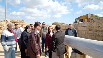 نائب محافظ الإسكندرية تتفقد منطقة أبو مينا الأثرية