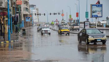  أمطار بالإسكندرية - صورة أرشيفية