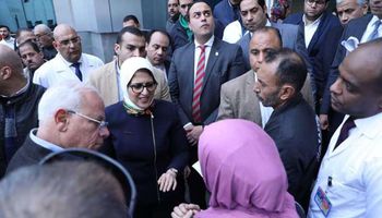 وزيرة الصحة تتابع تطوير مستشفى بورسعيد العام