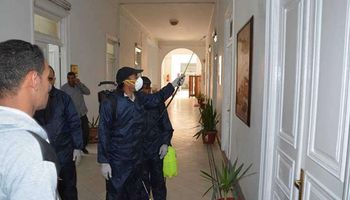 تعقيم ديوان عام محافظة المنيا