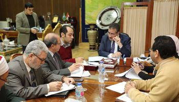 إجتماع محافظ المنوفية