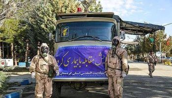 الجيش الايراني يطوق المدن بسبب كورونا