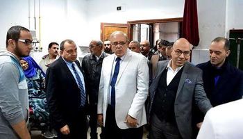 بداخل المستشفى الجامعي ببني سويف 