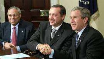 بوش وأردوغان، واشنطن، 2002