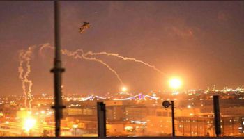   سقوط صاروخين على المنطقة الخضراء ببغداد