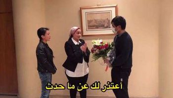  فتاة مصرية تعتذر للشاب الصيني صاحب واقعة التنمر على الدائري