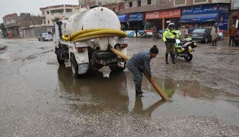 مياه الأمطار بالمنيا