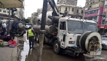 انفجار ماسورة مياه