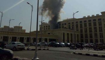 حريق كلية الشرطة