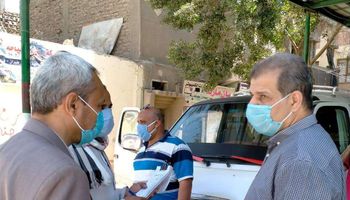 حملة تطهير وتعقيم بمركز البداري بأسيوط
