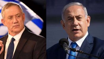 نتنياهو وجانتس 