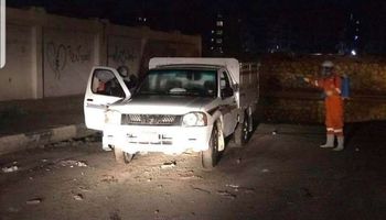 سيارة نقل المتوفي بكورونا في بورسعيد إلي المقابر