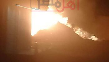 انفجار ماسورة الغاز في حلمية الزيتون 