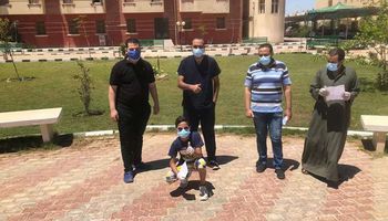خروج 4 حالات من المدينة الجامعية ببني سويف 