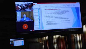 خلال البرنامج بالفيديو كونفرانس 
