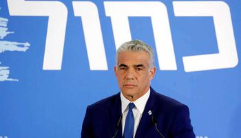  زعيم المعارضة الإسرائيلية يائير لابيد