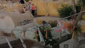 زيارة المقابر في عيد الفطر بدمنهور 