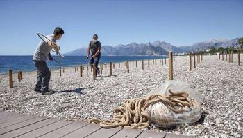 شاطئ في أنطاليا