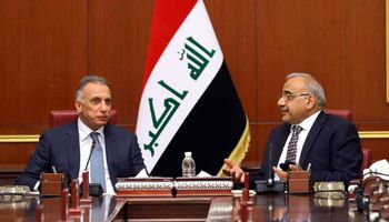مراسم تسلم الكاظمي مهامه بالقصر الحكومي في بغداد