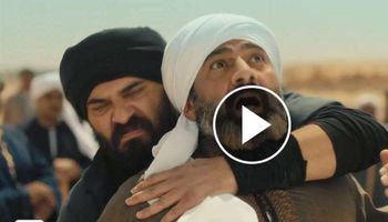 ياسر جلال وأحمد صلاح حسني في مسلسل الفتوة الحلقة 24
