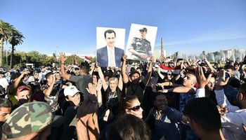 تجمع جماهيري بالعاصمة السورية تنديدا بـ"قانون قيصر"