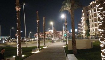 تشغيل الإضاءة لمشروع تطوير ميدان التحرير