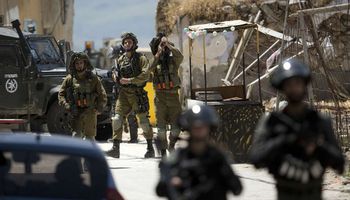 عناصر من الجيش الإسرائيلي في الضفة الغربية 