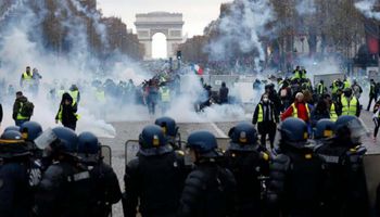 مظاهرات في فرنسا 