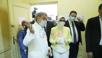 ننشر تفاصيل زيارة وزيرة الصحة لمستشفى أم المصريين العام