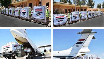 وصول طائرة المساعدات الطبية المصرية إلى الكونغو وزامبيا