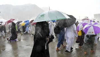 أمطار غزيرة في مكة 