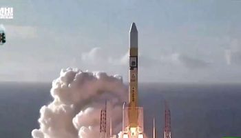 لحظة إطلاق مسبار الأمل الإماراتي