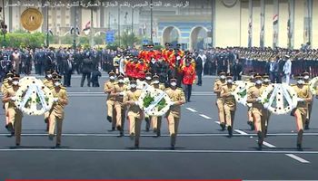 مراسم الجنازة العسكرية للفريق الراحل محمد سعيد العصار
