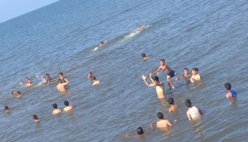 مواطنون في مياه البحر بالإسكندرية