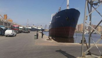 نشاط في حركة العمل بميناء الإسكندرية