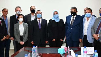 زيارة وزيرة التضامن