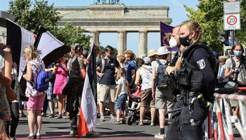 احتجاجات ضد قيود كورونا في ألمانيا