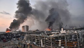 انفجار بيروت (AFP)